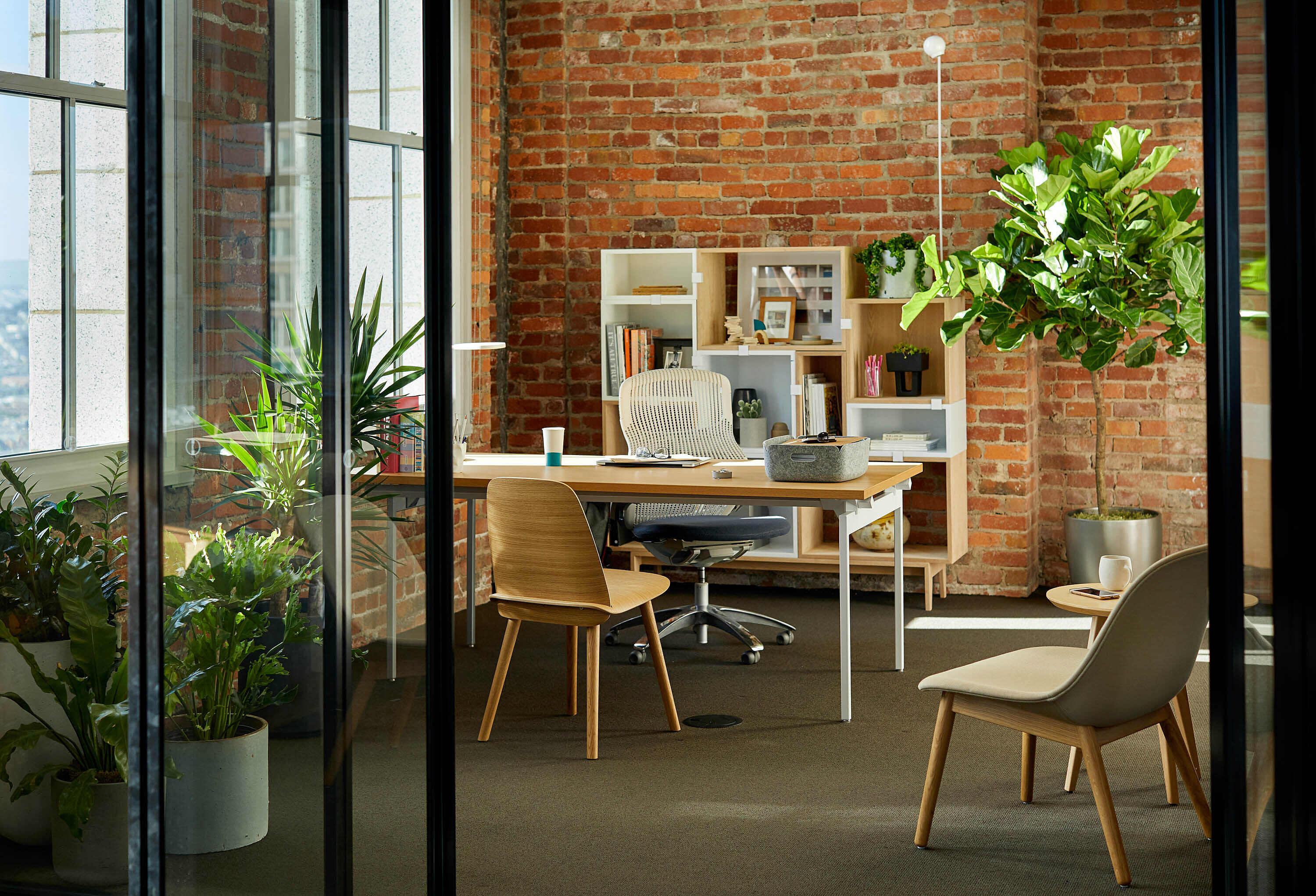 Private Office Antenna Desk Generation by Knoll and Muuto