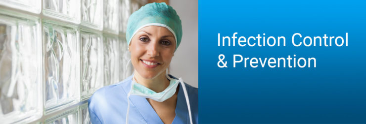 Picture of healthcare worker dressed in protective gear.